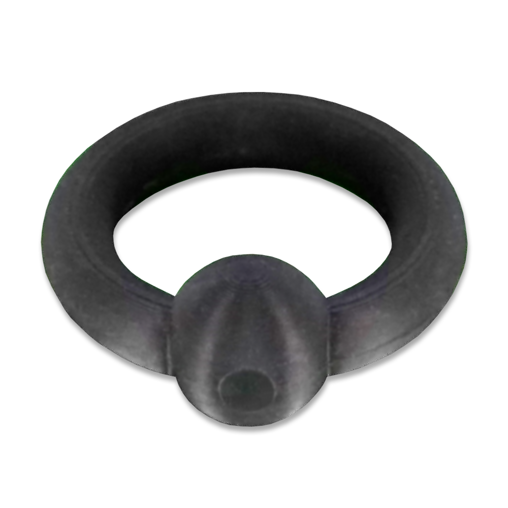 Black Big Ball Ring