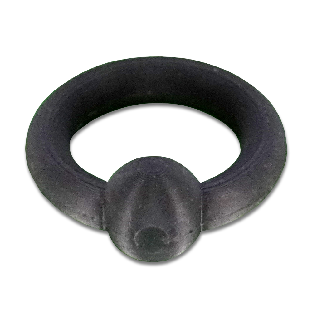 Black Big Ball Ring