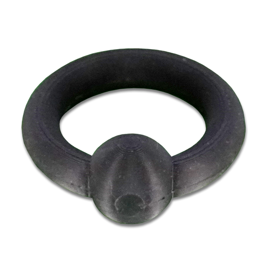 Black Big Ball Ring