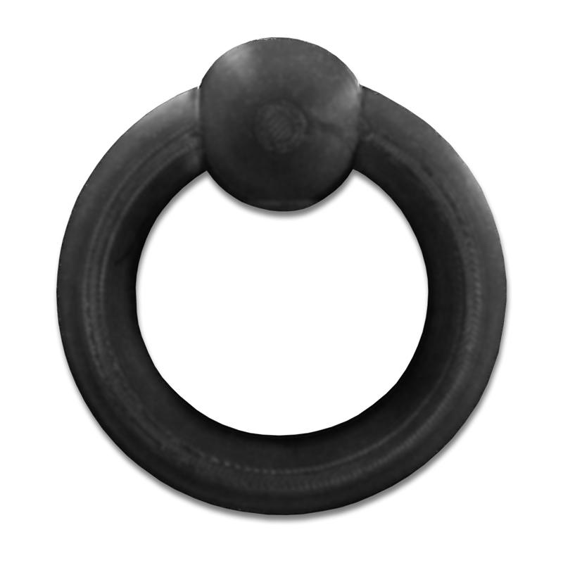 Black Big Ball Ring