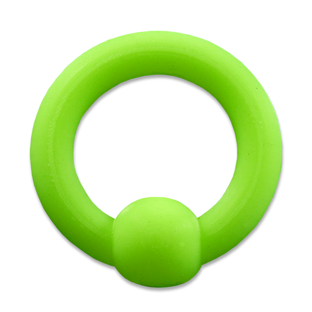 Alien Green Glow-in-the-Dark Big Ball RIng