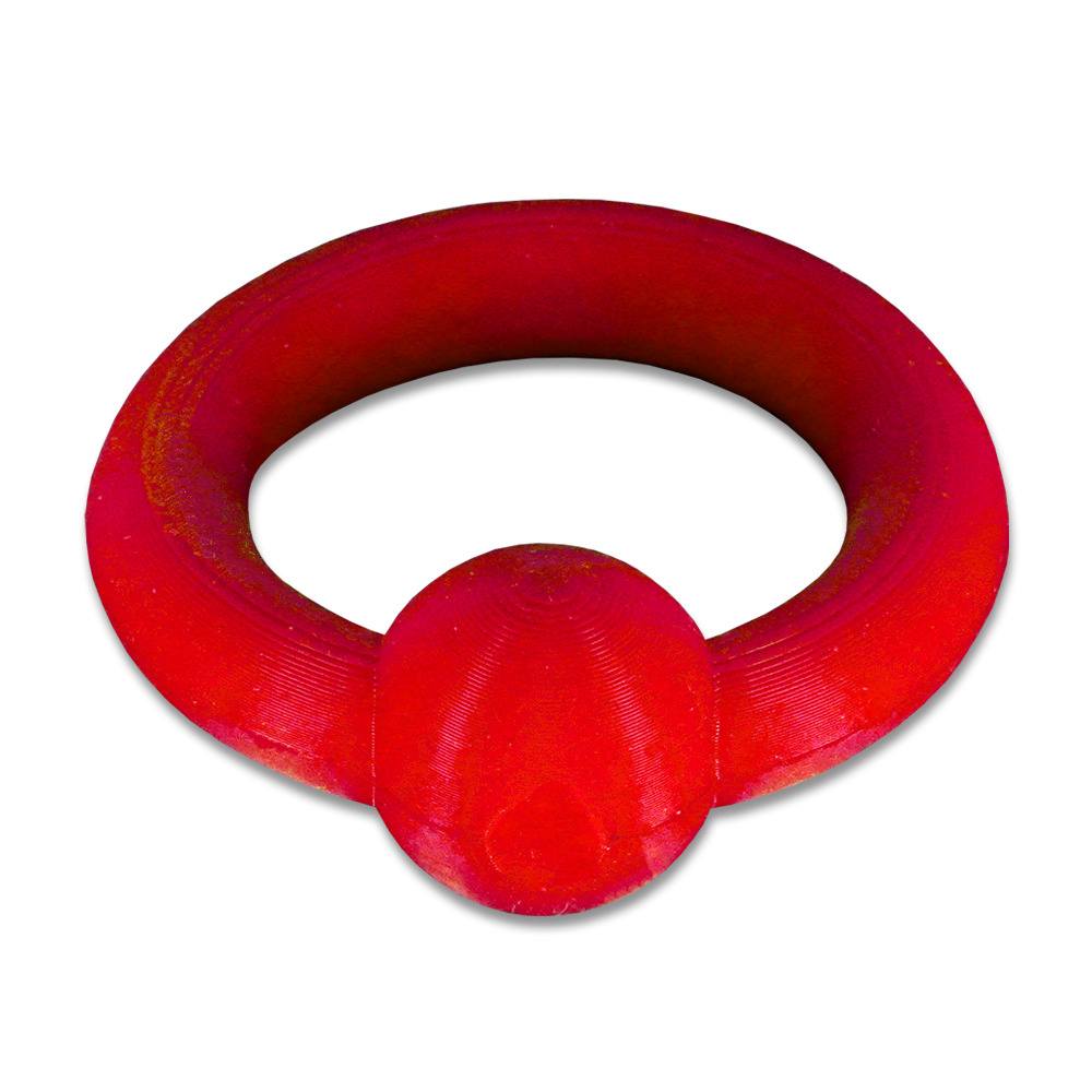 Cherry Red Big Ball RIng