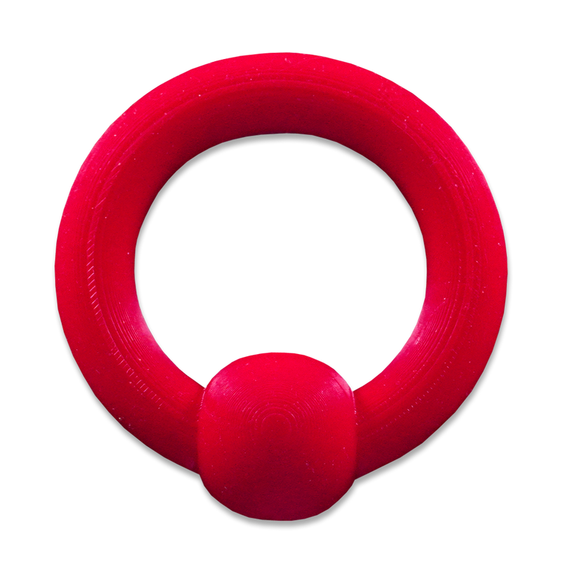 Cherry Red Big Ball RIng