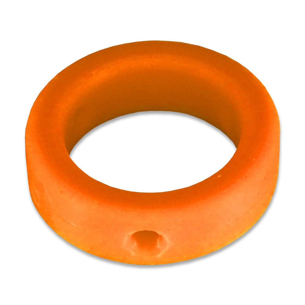 Safety Cone Orange Glow-in-the-Dark Customizable Band