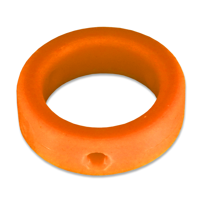 Safety Cone Orange Glow-in-the-Dark Customizable Band