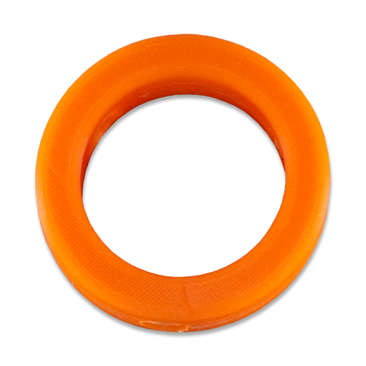 Safety Cone Orange Glow-in-the-Dark Customizable Band