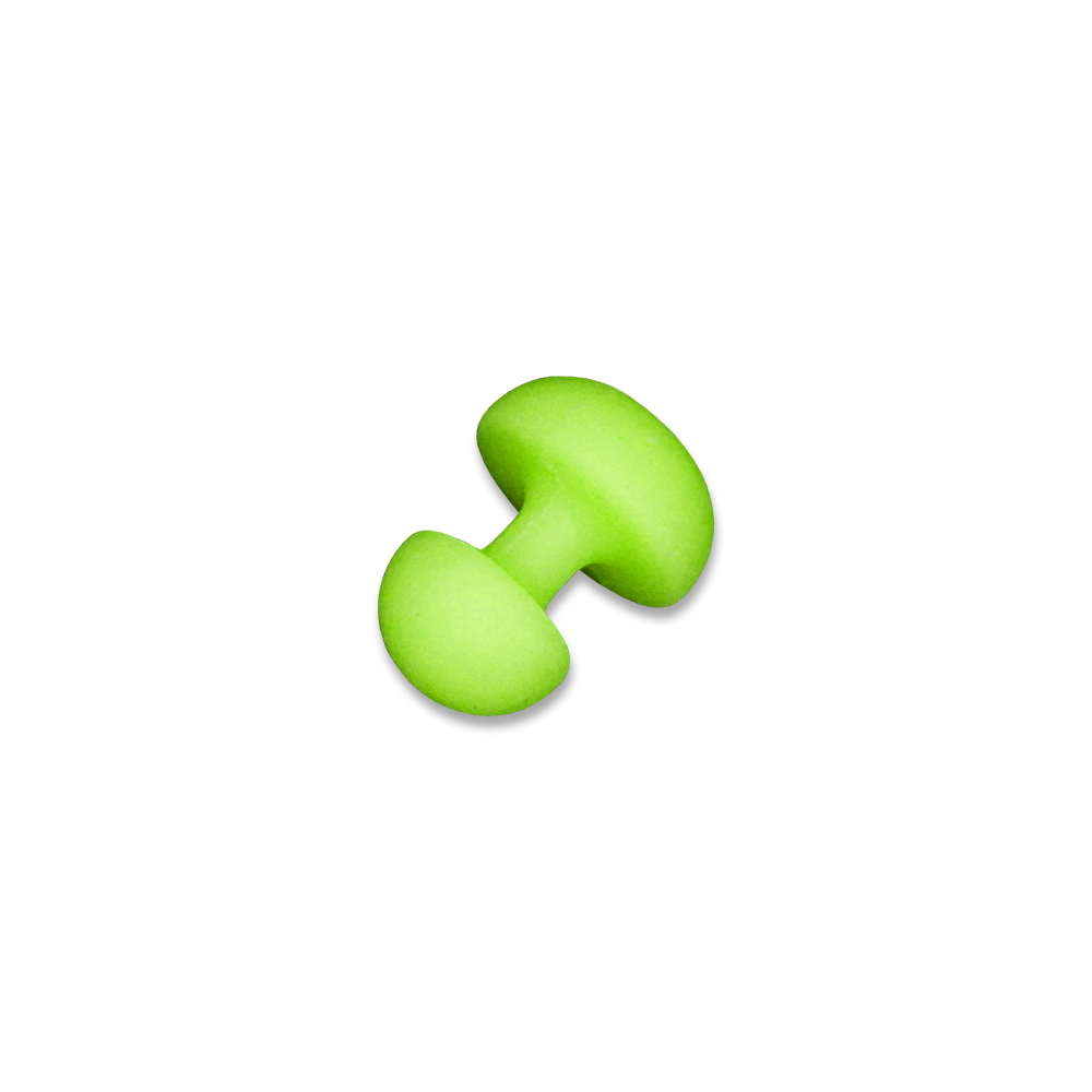 Alien Green Glow-in-the-Dark Barbell Stimulator