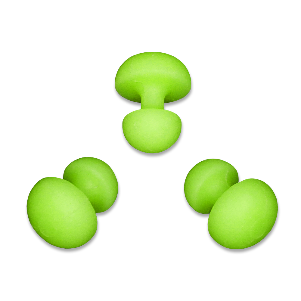 Alien Green Glow-in-the-Dark Barbell Stimulators 3 Pack