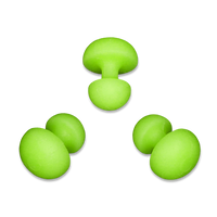 Alien Green Glow-in-the-Dark Barbell Stimulators 3 Pack