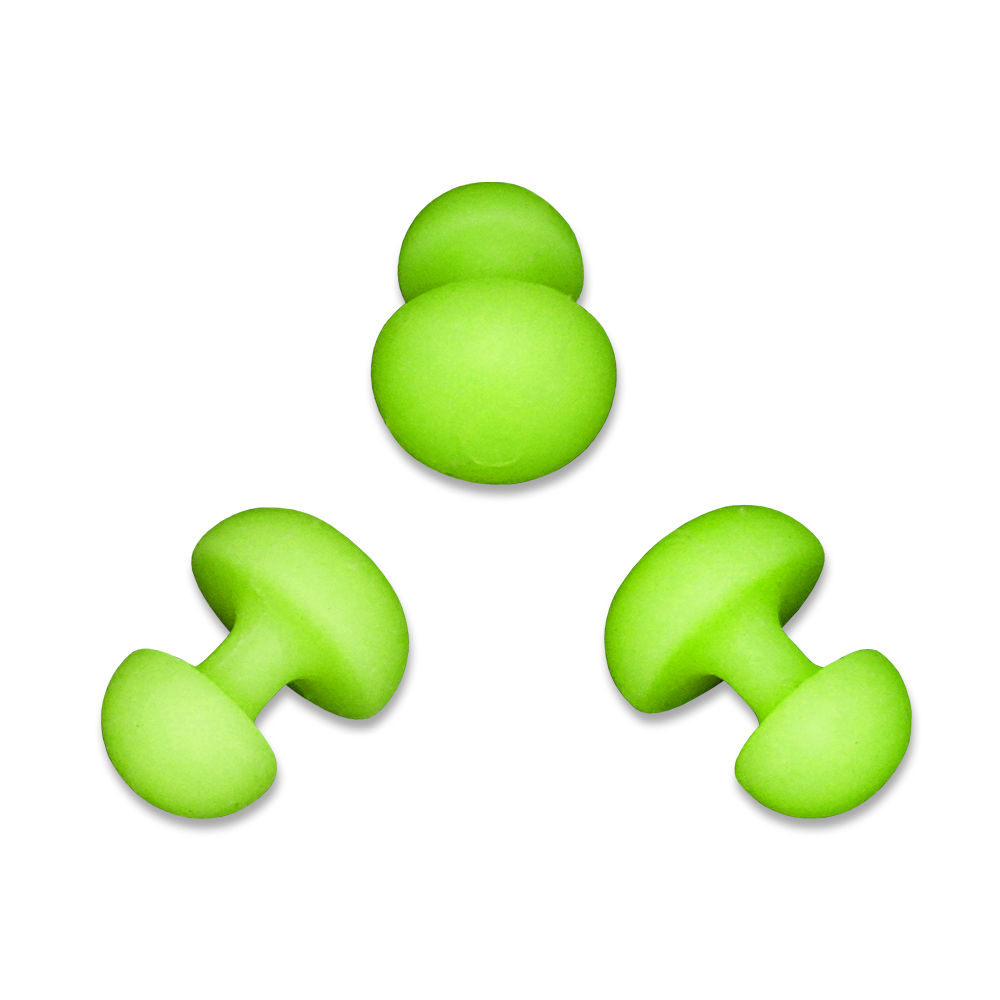 Alien Green Glow-in-the-Dark Barbell Stimulators 3 Pack