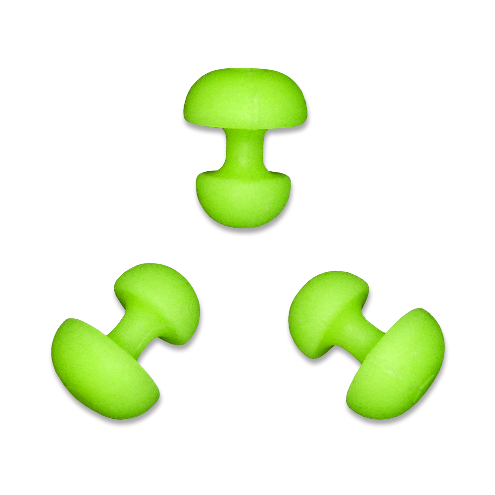 Alien Green Glow-in-the-Dark Barbell Stimulators 3 Pack