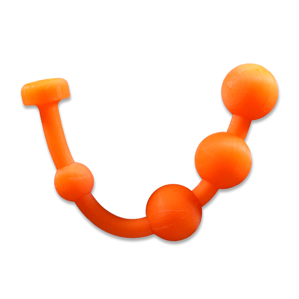 Safety Cone Orange Glow-in-the-Dark Bead Stimulator
