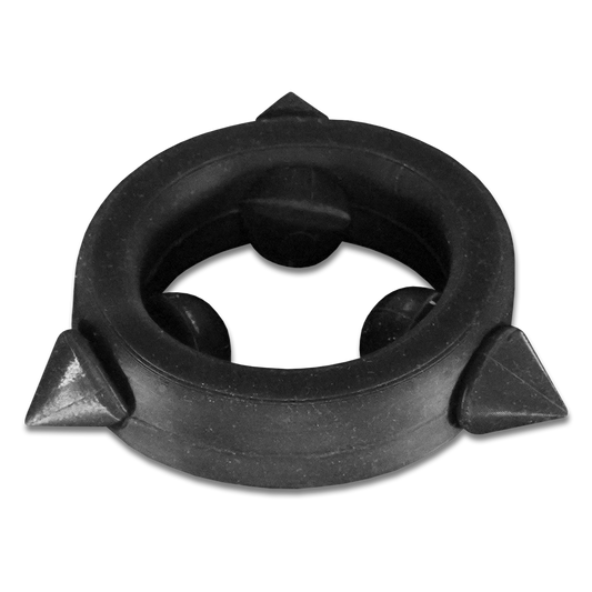 Black Silicone Band with 3 Black Silicone Spike Stimulators