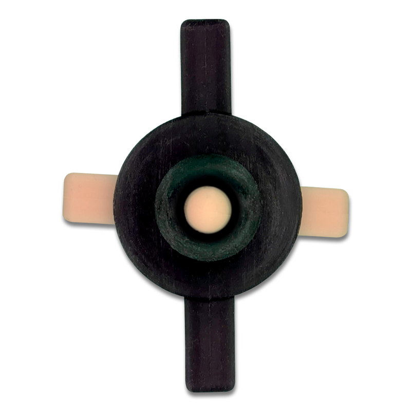 Black Anchor Plug with Totally Naked Inner Plug