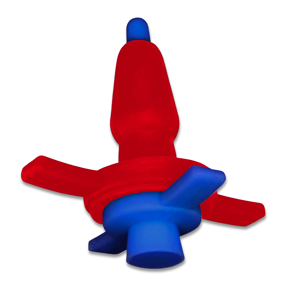 Limited Edition Red Anchor with Blue Inner Plug