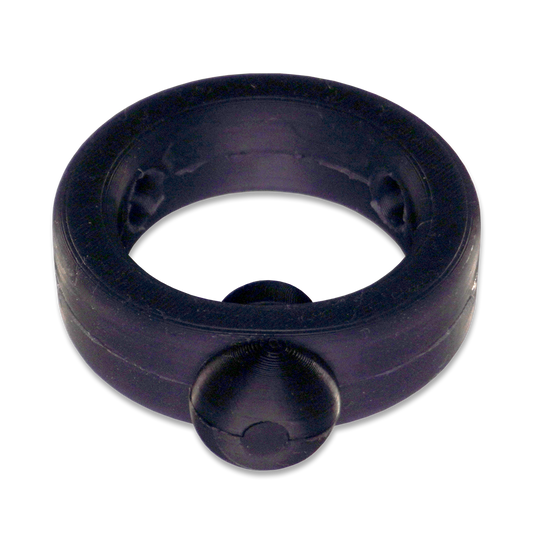 Black Silicone Band with Black Silicone Barbell Stimulator