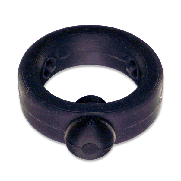 Black Silicone Band with Black Silicone Barbell Stimulator