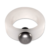 Translucent Silicone Band with Stainless Steel Barbell Stimulator