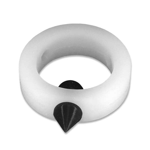 Translucent Silicone Band with Black Silicone Spike Stimulator