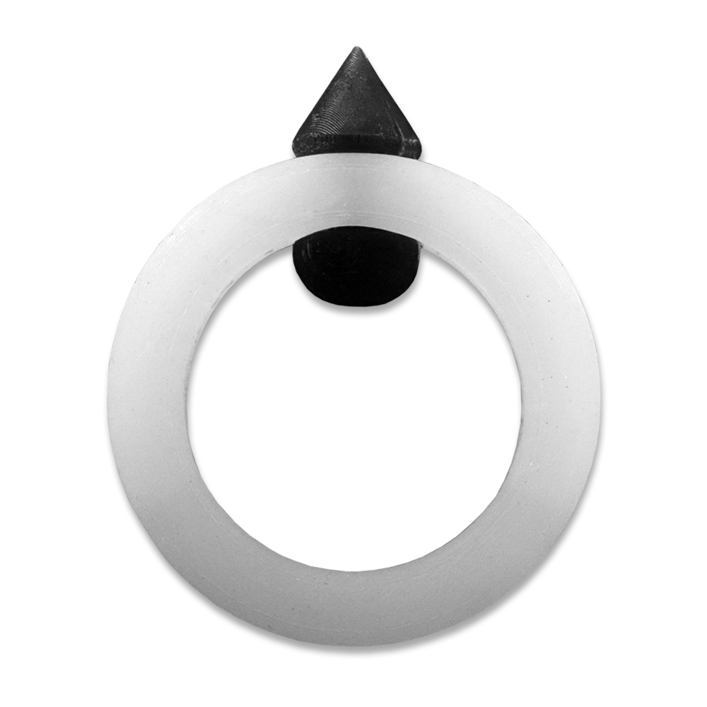 Translucent Silicone Band with Black Silicone Spike Stimulator