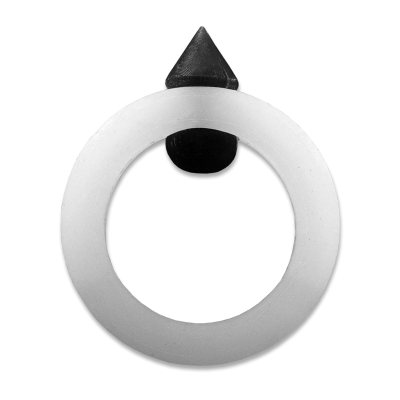 Translucent Silicone Band with Black Silicone Spike Stimulator