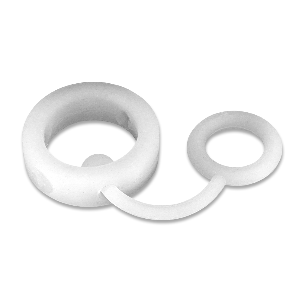 Translucent Silicone Band with Splitter Ring