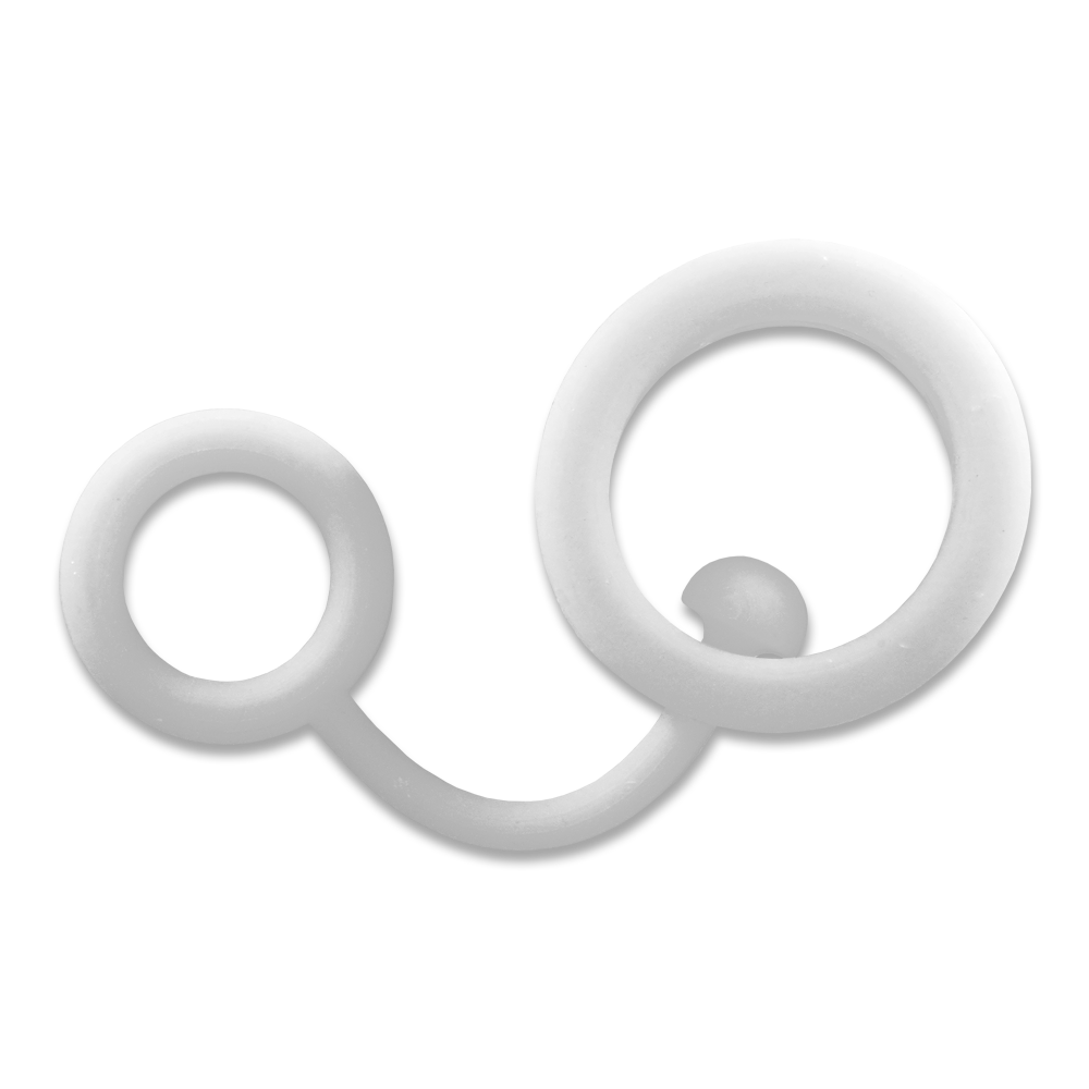 Translucent Silicone Band with Splitter Ring