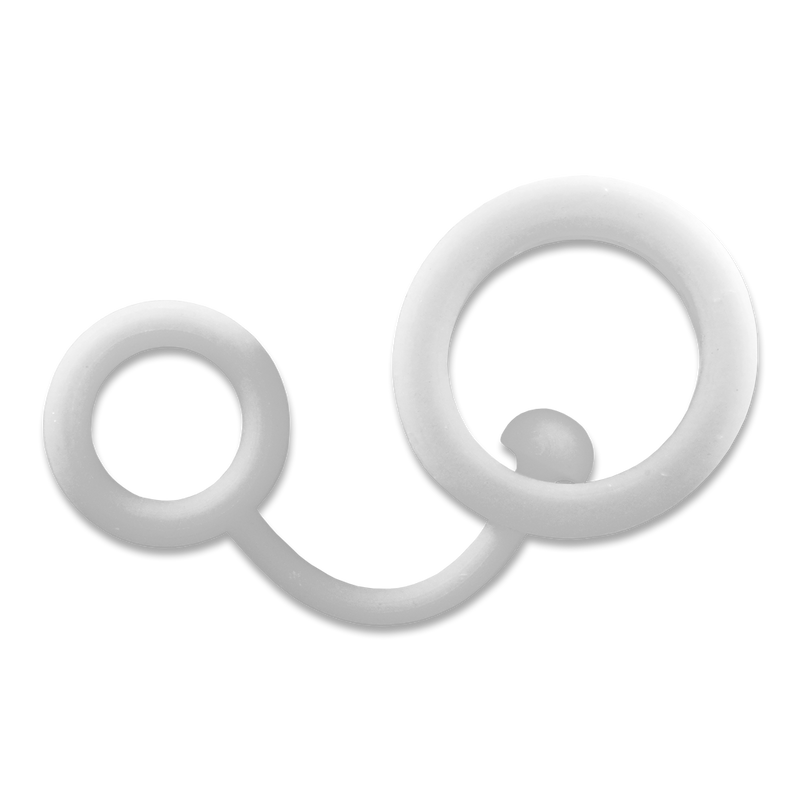 Translucent Silicone Band with Splitter Ring