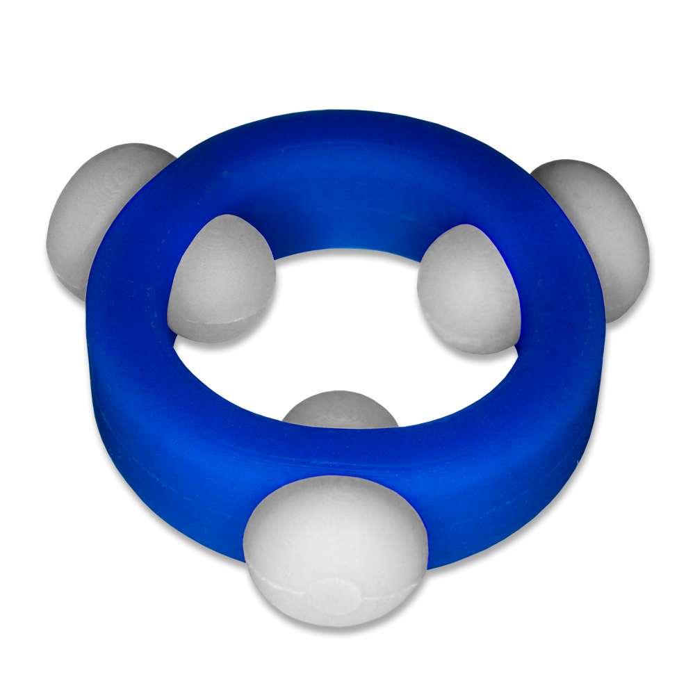 Patriotic Blue Band with White  Stimulator Barbells