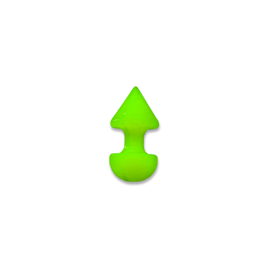 Alien Green Glow-in-the-Dark Spiked Stimulator