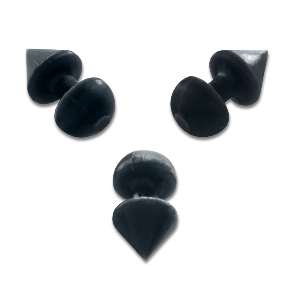 Black Spiked Stimulators 3 Pack