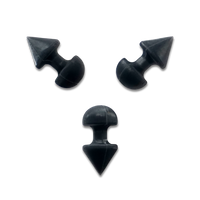 Black Spiked Stimulators 3 Pack