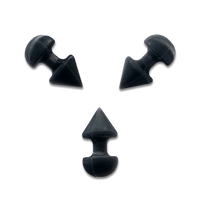 Black Spiked Stimulators 3 Pack