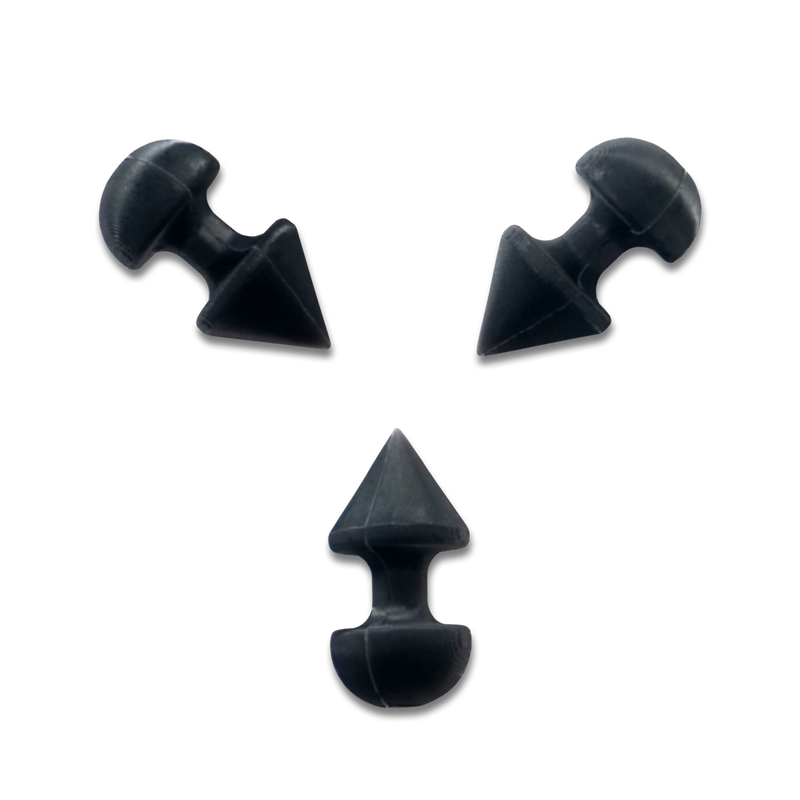 Black Spiked Stimulators 3 Pack