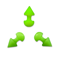 Alien Green Glow-in-the-Dark Spiked Stimulator 3 Pack
