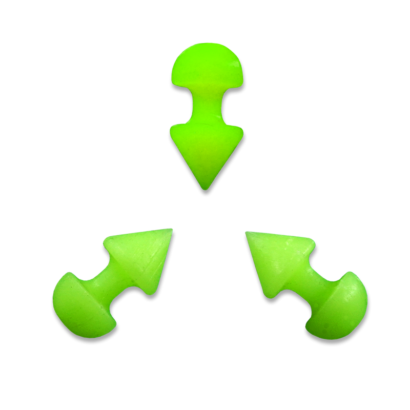 Alien Green Glow-in-the-Dark Spiked Stimulator 3 Pack