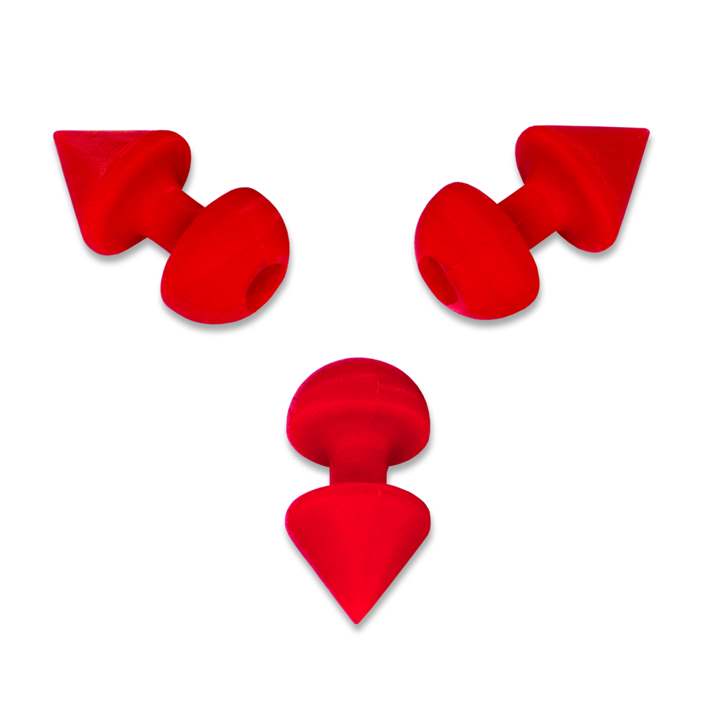 Red Spiked Stimulator 3 Pack