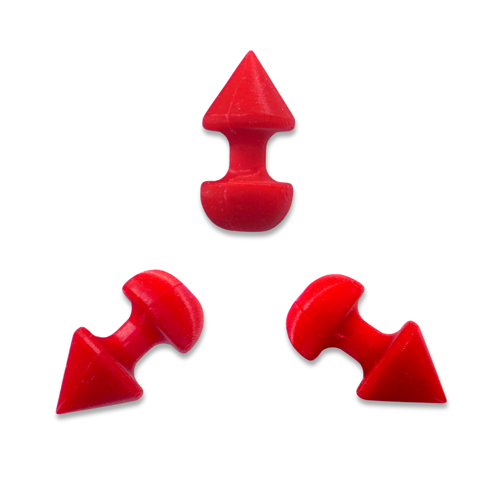 Red Spiked Stimulator 3 Pack