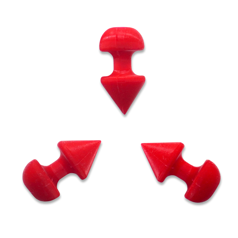 Red Spiked Stimulator 3 Pack