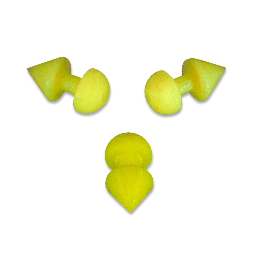 Hi-Viz Glow-in-the-Dark Spiked Stimulators 3 Pack