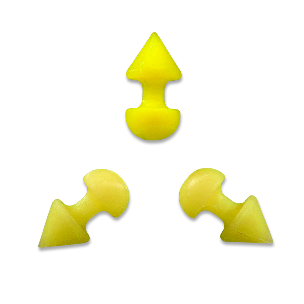 Hi-Viz Glow-in-the-Dark Spiked Stimulators 3 Pack