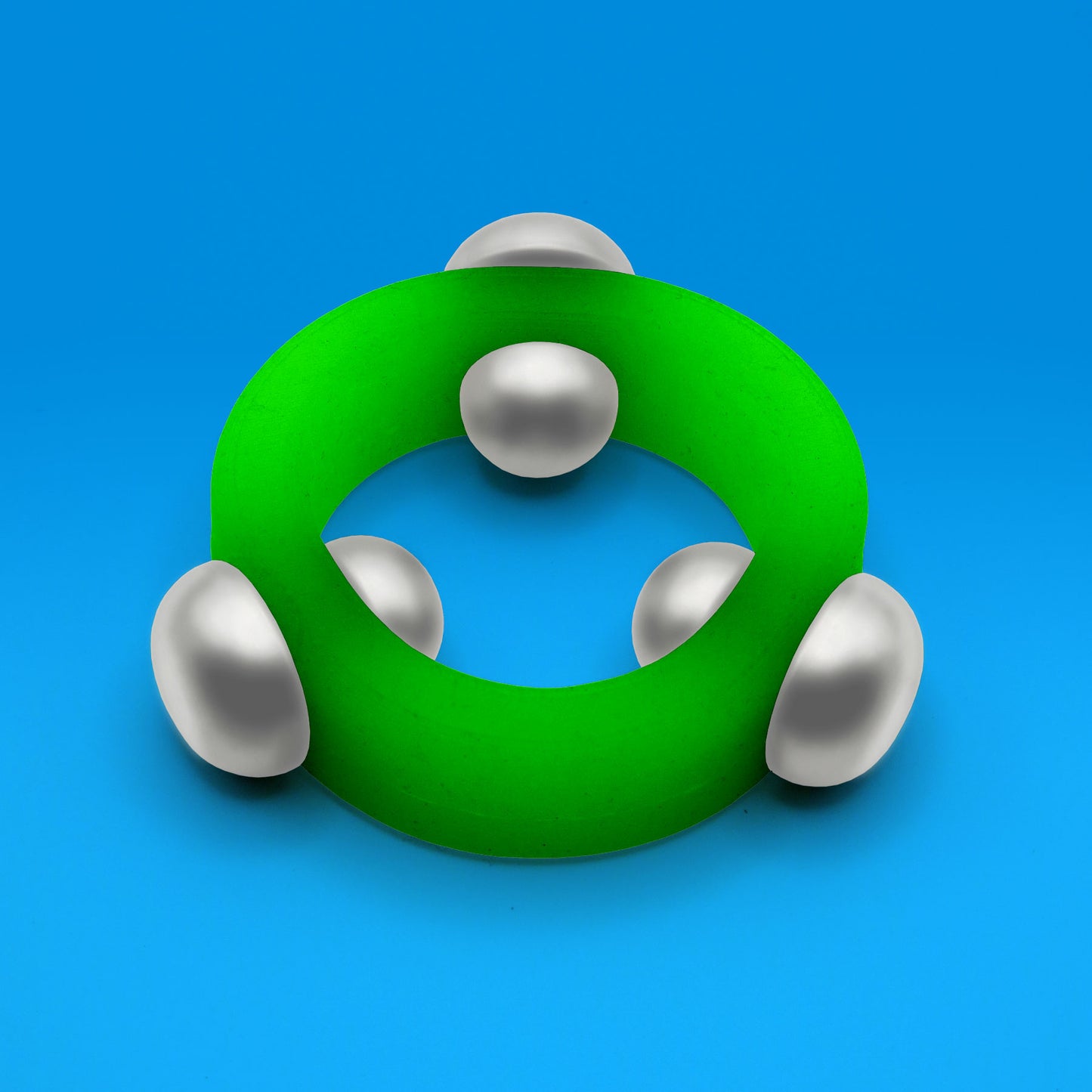 Triple Play: Green on White