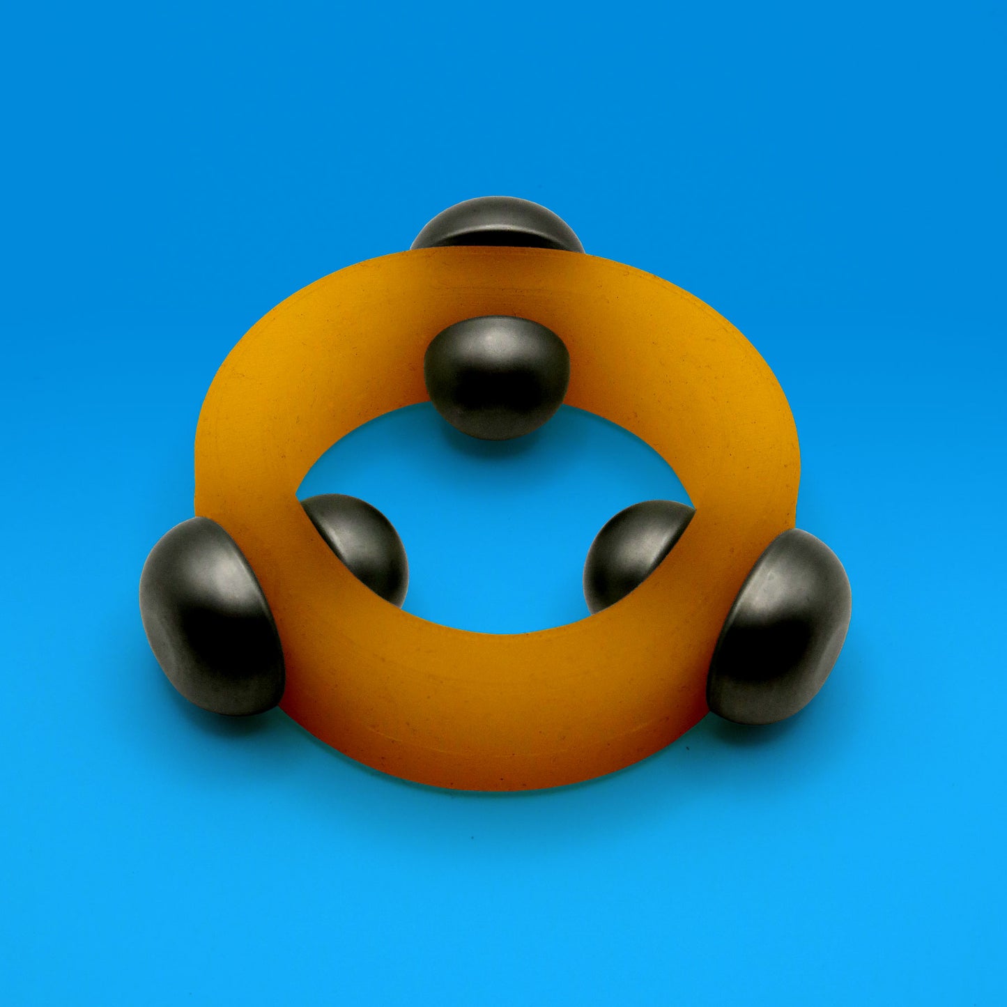 Triple Play: Orange on Black