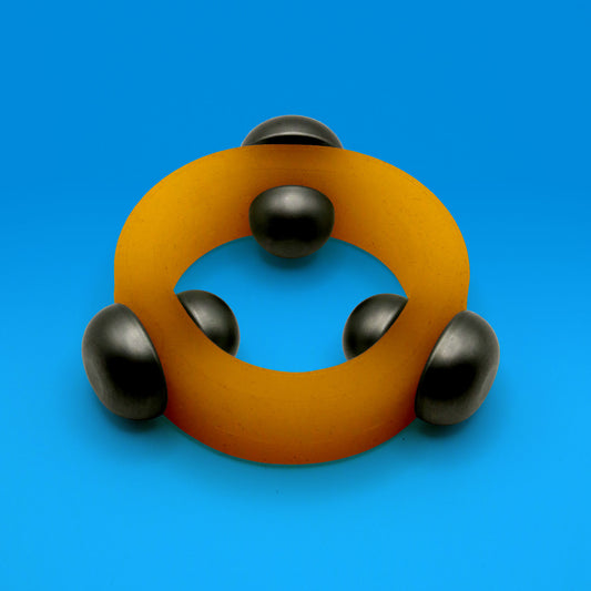 Triple Play: Orange on Black