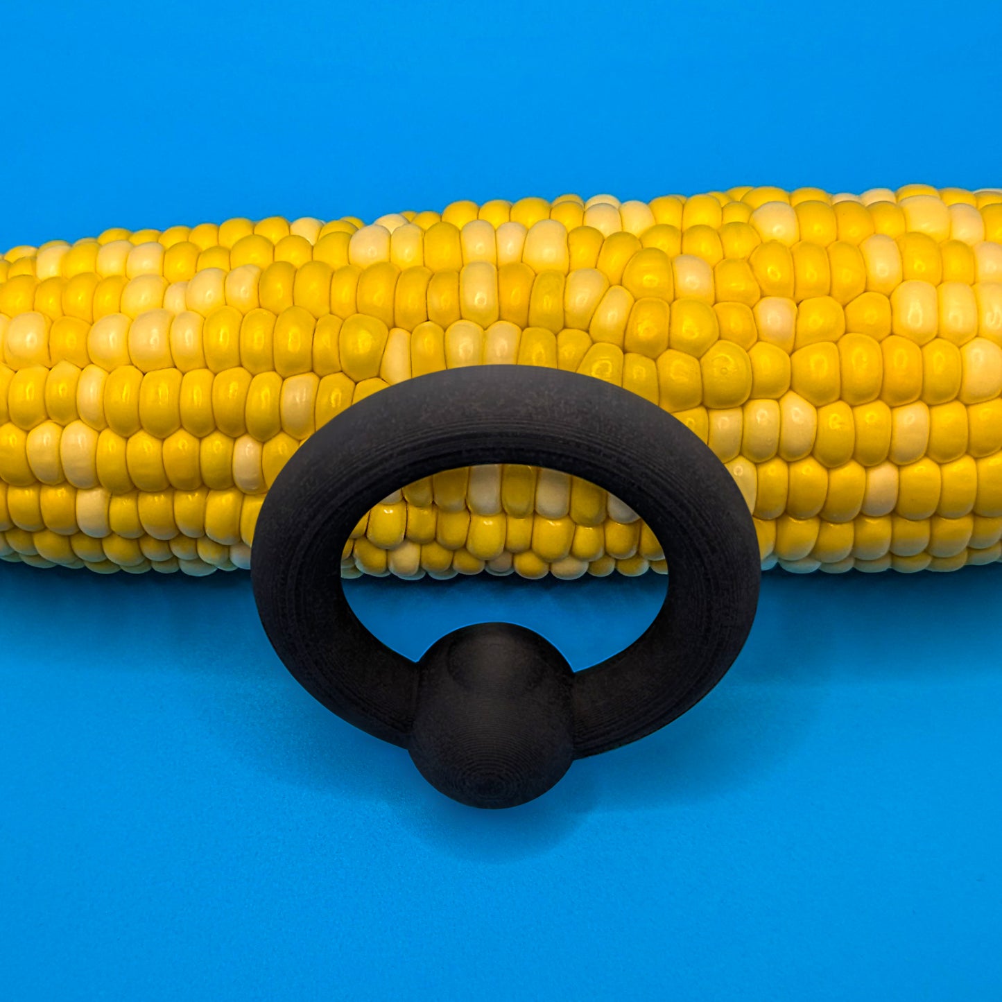 Big Ball Stimulator Ring in Black